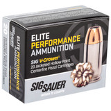 SIG AMMO 40SW 165GR JHP 20/200