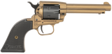 Heritage Mfg SRR22A4 Rough Rider  22 LR 6 Shot, 4.75" Burnt Bronze Cerakote Steel Barrel, Frame, Black Satin Cylinder, Black Polymer Grip, Hammer/Thumb Safety, Exposed Hammer