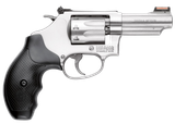 Smith & Wesson 162634 Model 63  22 LR 8 Shot 3" Stainless Steel Barrel, Satin Stainless Steel J-Frame, Hi-Viz Fiber Optic Red Front/Adjustable Rear Sight