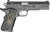 Springfield Armory PC9125 1911 TRP  45 ACP 8+1 5" Stainless Match Grade Barrel, Black Cerakote Serrated Carbon Steel Slide & Frame w/Beavertail, VZ Hydra G10 Grip
