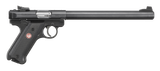Ruger 40173 Mark IV Target 22 LR 10+1 10" Overall Blued Bull Barrel, Slide & Frame, Black Checkered Polymer Grips