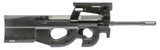 FN 3848950463 PS90  5.7x28mm 50+1 16" Black Ported Barrel, Black Aluminum Receiver, MIL-STD 1913 Rail, Matte Black Synthetic Bullpup Stock w/Thumbhole, Ambidextrous