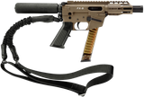 FREEDOM ORDNANCE FX9P4T-FDE FX9P  9mm Luger 31+1 4" Flat Dark Earth Synthetic Pistol Tube