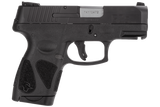 Taurus 1G2S931 G2S  Compact Frame 9mm Luger 7+1 3.26" Matte Stainless Steel Barrel, Matte Black Serrated Alloy Steel Slide, Black Polymer Frame w/Picatinny Rail & Polymer Grip, Right Hand