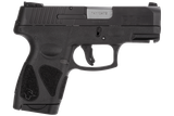 Taurus 1G2S931 G2S  Compact Frame 9mm Luger 7+1 3.26" Matte Stainless Steel Barrel, Matte Black Serrated Alloy Steel Slide, Black Polymer Frame w/Picatinny Rail & Polymer Grip, Right Hand