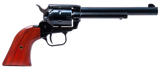 Heritage Mfg RR22B6 Rough Rider  22 LR 6 Shot, 6.50" Black Steel Barrel, Black Zinc Alloy Frame, Black Cylinder, Cocobolo Grip, Hammer/Thumb Safety, Exposed Hammer