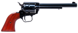 Heritage Mfg RR22B6 Rough Rider  22 LR 6 Shot, 6.50" Black Steel Barrel, Black Zinc Alloy Frame, Black Cylinder, Cocobolo Grip, Hammer/Thumb Safety, Exposed Hammer