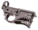 Sharps Bros SBLR01 Hellbreaker Stripped Lower Multi-Caliber Black Anodized Finish 7075-T6 Aluminum Material Compatible w/Mil-Spec AR-15 Internal Parts