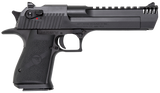Magnum Research DE50IMB Desert Eagle Mark XIX 50 AE 6" with Muzzle Brake 7+1 Matte Black Carbon Steel Frame & Slide Black Rubber Grip