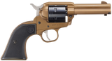 Ruger 2054 Wrangler  22 LR 6 Shot 3.75" Burnt Bronze Cerakote Steel Barrel, Burnt Bronze Cerakote Aluminum Frame, Black Cylinder, Black Checkered Polymer Grip, Transfer Bar Safety, Exposed Hammer