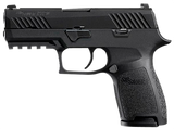 Sig Sauer 320C9BSSMSMA P320 *MA Compliant Compact 9mm Luger 10+1 3.90" Black Carbon Steel Barrel Black Nitron Serrated Slide Black Stainless Steel Frame w/Picatinny Rail Black Polymer Grips Right Hand