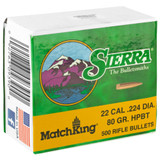 SIERRA MATCHKING .224 80GR 500CT