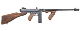 Thompson T5 1927A-1 Lightweight Deluxe 45 ACP Caliber with 16.50" Barrel, 20+1 Capacity (Stick), Blued Metal Finish, Walnut Wood Stock Grip Right Hand