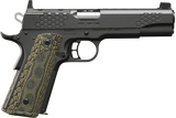 Kimber Mfg, Inc 3000360 KHX Custom 45 ACP 8+1 5" Stainless Match Grade Barrel, KimPro II Gray Serrated Stainless Steel Slide, Kimpro II Gray Stainless Steel Frame w/Beavertail, G10 Grip