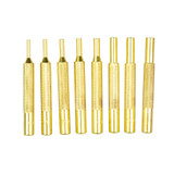 WHEELER BRASS PUNCH SET 8 PIECE