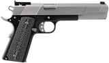 Iver Johnson Arms EAGLEXL45TT Eagle Deluxe 45 ACP 8+1 6" Steel Barrel, Hard Chrome Serrated Steel Slide, Matte Black Steel Frame w/Beavertail, Black/Gray G10 Grip