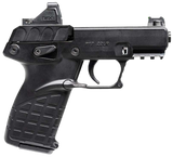Kel-Tec P17BBLKOPTIC P17  Compact Frame 22 LR 16+1 3.80" Black Steel Barrel, Black Serrated Steel Slide, Black Polymer Frame w/Picatinny Rail, Textured Grip, Viridian RFX-11 Green Dot, Ambidextrous