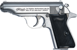 Walther Arms 4796029 PP  32 ACP 8+1 3.90" Stainless Steel Barrel, Stainless Serrated Steel Slide, Stainless Aluminum Frame w/Beavertail, Textured Polymer Grip