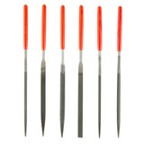 B/C GUNSMITHING FILE SET 6PC BLK/RD