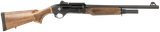 MAC 21000122 2 Tactical 12 Gauge Bolt 3" 5+1, 18.50" Black Anodized Steel Barrel, Drilled & Tapped/Picatinny Rail Black Anodized Receiver, Turkish Walnut Wood Stock