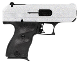 Hi-Point 916WHSP C9  9mm Luger 8+1 3.50" Black Steel Barrel, Hydro-Dipped White Sparkle Serrated Slide, Black Polymer Frame, Black Polymer Grips