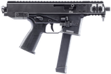 B&T Firearms 450008G GHM Compact 9mm Luger 33+1 4.30", Threaded Muzzle, Black, No Brace, Polymer Grips, Ambi Controls (Glock Mag Compatible)