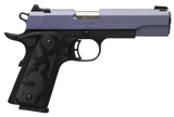 Browning 051985492 1911-380 Black Label Full Size Frame 380 ACP 8+1 4.25" Matte Stainless Steel Barrel, Crushed Orchid Cerakote Steel Slide, Matte Black Aluminum/Composite Frame, Black Polymer Grip
