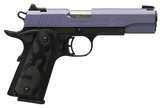 Browning 051985492 1911-380 Black Label Full Size Frame 380 ACP 8+1 4.25" Matte Stainless Steel Barrel, Crushed Orchid Cerakote Steel Slide, Matte Black Aluminum/Composite Frame, Black Polymer Grip