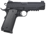 EAA GIRSAN 391044 MC1911 C Influencer Compact 45 ACP 8+1 4.40" Blued Steel Barrel, Black Cerakote Optic Ready/Serrated Steel Slide & Frame w/Picatinny Rail & Beavertail, Black Polymer Grip