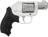 Kimber Mfg, Inc 3400034 K6XS  Small 38 Special +P 6 Shot 2" Glass Bead Stainless Steel Barrel, Silver KimPro II Aluminum Frame, Black Hogue Rubber Grip, Concealed Hammer