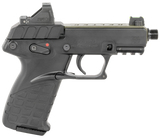 Kel-Tec P17GRNBLKOPTIC P17  22 LR 16+1 3.80" w/Optic & Holster Green/Black