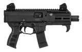 CZ-USA 91420 Scorpion 3+ Micro  9mm Luger Caliber with 4.20" Threaded Barrel, 20+1 Capacity, Overall Black Finish & Polymer Receiver/Grip Right Hand