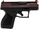 Taurus 1-GX4M931-RG GX4  Micro-Compact Frame 9mm Luger 13+1 3.06" Satin Black DLC Stainless Steel Barrel, Rose Gold PVD Serrated Alloy Steel Slide, Matte Black Stainless Steel Frame, Textured Grip
