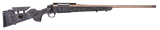 CVA CR3953F Cascade Long Range Hunter Full Size 308 Win 22" Smoked Bronze Cerakote Steel Threaded Barrel, Black w/Smoked Bronze Web Synthetic Stock