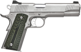 Kimber Mfg, Inc 3200342 TLE II  45 ACP 7+1 5" Stainless Match Grade Barrel, Satin Silver Serrated Stainless Steel Slide & Frame w/Beavertail, Aggressively Textures G-10 Grip