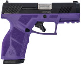 Taurus 1-GX2931DP-10 GX2  9mm 10+1 3.37" Matte Stainless Steel Barrel, Matte Black Serrated Stainless Steel Slide, Dark Purple Polymer Frame w/Picatinny Rail, Polymer Grip
