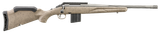 Ruger 46927 American Ranch Gen II Full Size 6.5 Grendel 10+1 16.10" Cobalt Cerakote Spiral Threaded Barrel &  Picatinny Rail Steel Receiver, Flat Dark Earth Splatter Adj Comb Synthetic Stock