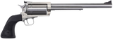 Magnum Research BFR360 BFR  Extra Large Frame 360 Buckhammer 6 Shot, 10" Stainless Steel Barrel, Cylinder & Frame, Black Rubber Grips, Exposed Hammer