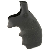 HOGUE GRIP S&W K/L RND BUTT BNTM BLK