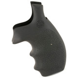 HOGUE GRIP S&W K/L RND BUTT BNTM BLK