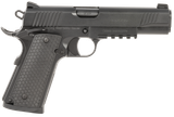 Girsan 392060 MC1911 S Untouchable Full Size 45 ACP 8+1 5" Black Steel Barrel, Black Serrated Steel Slide & Frame w/Beavertail & Picatinny Rail, Black Polymer Grip