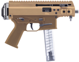 B&T Firearms BT36045CT APC9K Pro 9mm Luger 30+1 4.30" Black Threaded Barrel, M-LOK Handguard, Coyote Tan Aluminum Picatinny Rail Receiver, Coyote Tan Polymer Grips, Ambidextrous