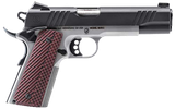 Bersa B19117050BMBC B1911  Full Size Frame 45 ACP 8+1 5" Stainless Steel Barrel, Stainless Serrated Steel Slide, Black Stainless Steel Frame w/Beavertail, Rosewood Grip, Ambidextrous