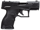 Taurus 1TX2233110 TX22C  Compact 22 LR 10+1 3.60" Black Barrel, Slide & Polymer Frame, Rubber Grips
