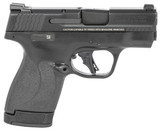 Smith & Wesson 13250 M&P Shield Plus Micro-Compact 9mm Luger 10+1/13+1, 3.10" Black Stainless Steel Barrel, Matte Black Armonite Serrated Slide, Matte Black Polymer Frame, No Thumb Safety