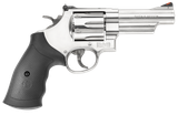 Smith & Wesson 163603 Model 629  N-Frame Frame 44 S&W Spl 44 Rem Mag 6rd 4.12" Stainless Steel Barrel, Stainless Cylinder, Steel Frame, Black Finger Groove Grip, Internal Lock Safety, Exposed Hammer
