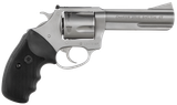 Charter Arms 74442 Bulldog Target Large 44 Special, 5 Shot 4.20" Matte Stainless Steel Barrel, Cylinder & Frame w/Black Finger Grooved Rubber Grip