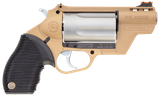 Taurus 2-441029FDE Judge Public Defender 45 Colt (LC)/410 Gauge 5rd 2.50" Flat Dark Earth Barrel & Frame Matte Stainless Cylinder Black Ribber Grip