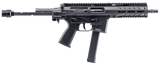 B&T Firearms 500003TBG SPC9  9mm Luger 33+1 9.10", Black, Tele Brace Adapter, Polymer Grip (Glock Mag Compatible)