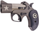 Bond Arms BATP 1836 Texas Independence 45 Colt (LC)/.410 2 Shot 3.50" Gray/Olive Cerakote w/Star Double Barrel, Steel Frame Black Ash w/Integrated Star Grips